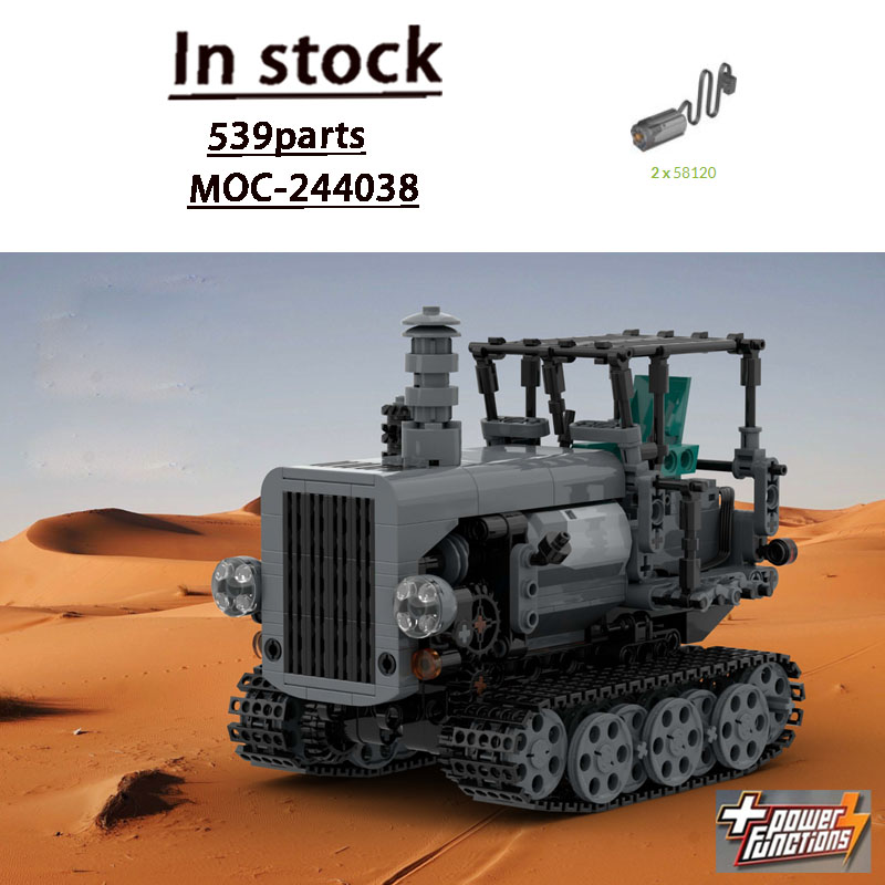 MOC-244038 도시 복고풍 농업용 트랙터 빌딩 블 - Farming Agriculture Model 리뷰 및 가격